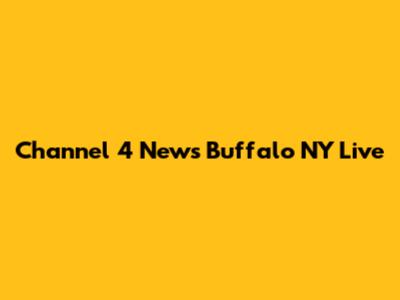 Channel 4 News Buffalo NY Live