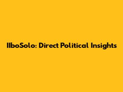 IIboSolo: Direct Political Insights