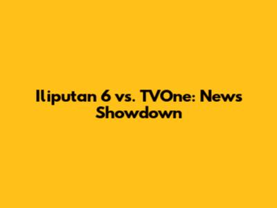 Iliputan 6 vs. TVOne: News Showdown