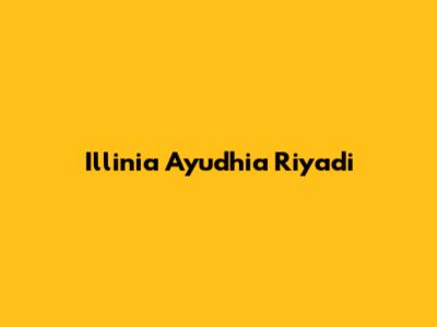 Illinia Ayudhia Riyadi