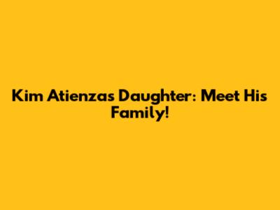 Kim Atienza's Daughter: Meet His Family!