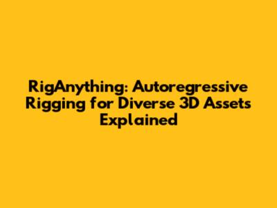RigAnything: Autoregressive Rigging for Diverse 3D Assets Explained
