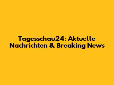 Tagesschau24: Aktuelle Nachrichten & Breaking News