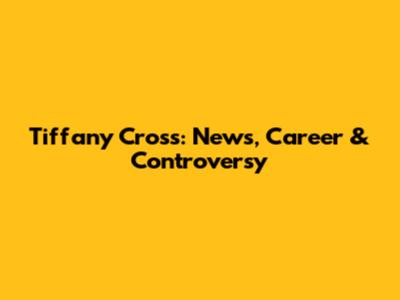 Tiffany Cross: News, Career & Controversy