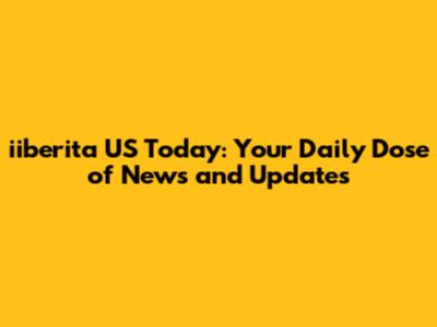 iiberita US Today: Your Daily Dose of News and Updates